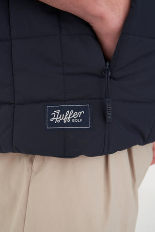 MENS DRIVER VEST NAVY