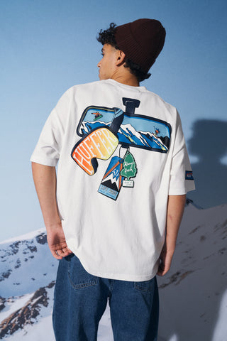 BOX TEE 220/NO BAD TURNS CHALK