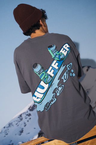 BLOCK TEE 220/SH*T ITS COLD FLINT GREY