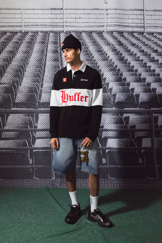 CLASSIC RUGBY JERSEY BLACK
