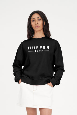 SLOUCH CREW/BOARDING BLACK