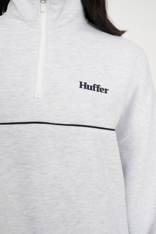 WMNS HFR BASIC ¼ ZIP SILVER M
