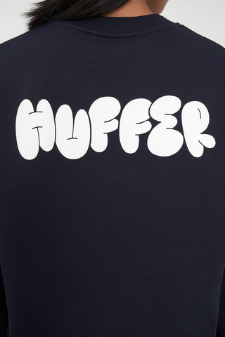 WMNS WEEKEND CREW/PUFFY NAVY