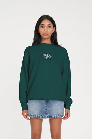 WMNS WEEKEND CREW/ADORE EMERALD
