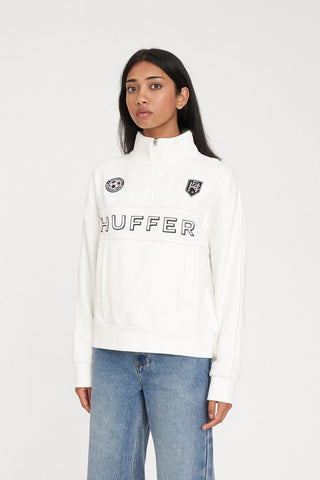 PANELLED 1/4 ZIP 350 CHALK