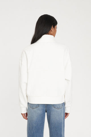 PANELLED 1/4 ZIP 350 CHALK