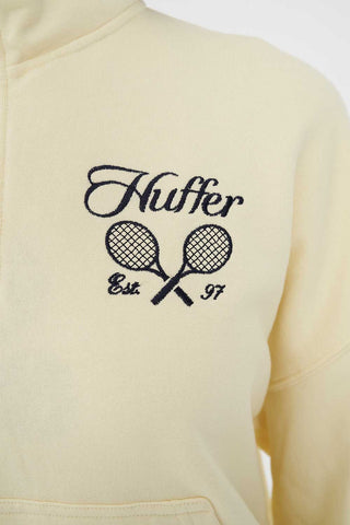 OFF COURT 1/4 ZIP BUTTER