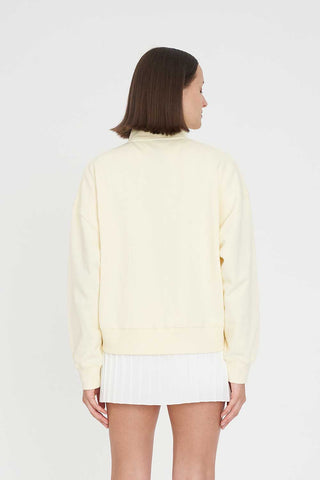 OFF COURT 1/4 ZIP BUTTER