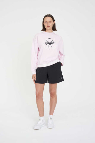 WOMENS CLUB RELAX CREW/LEGACY PETAL