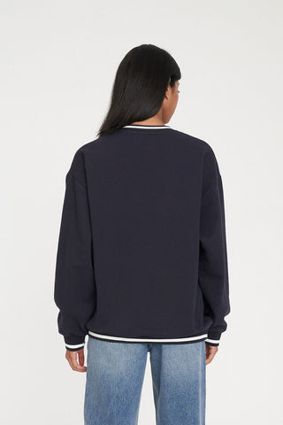 V-NECK SATURDAY CREW/VARSITY NAVY