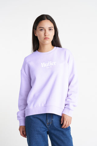 WMNS SLOUCH CREW/ORGANICS LILAC