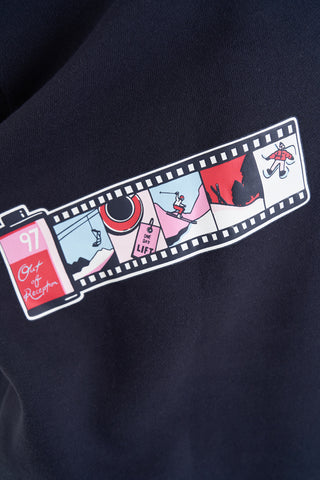 SLOUCH CREW 350/ABOVE THE CLOUDS NAVY