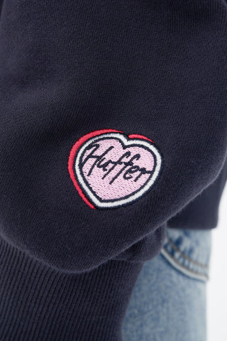 SLOUCH CREW 350/ABOVE THE CLOUDS NAVY
