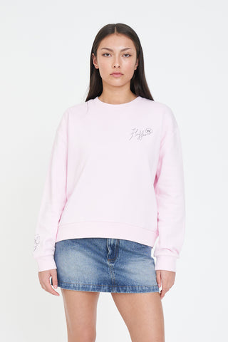 SLOUCH CREW 350/FLORETTE PRETTY PINK