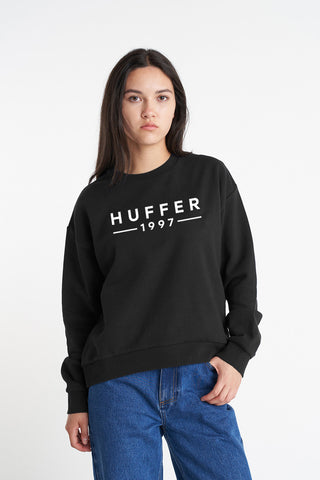 WMNS SLOUCH CREW/BOARDING BLACK