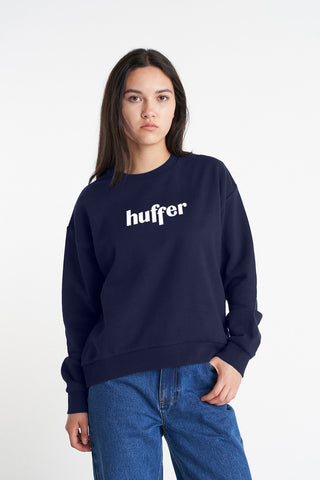 WMNS SLOUCH CREW/HANGER NAVY