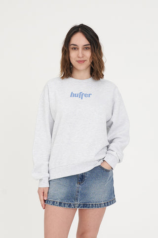 WMNS SLOUCH CREW/HANGER SILVERMARLE