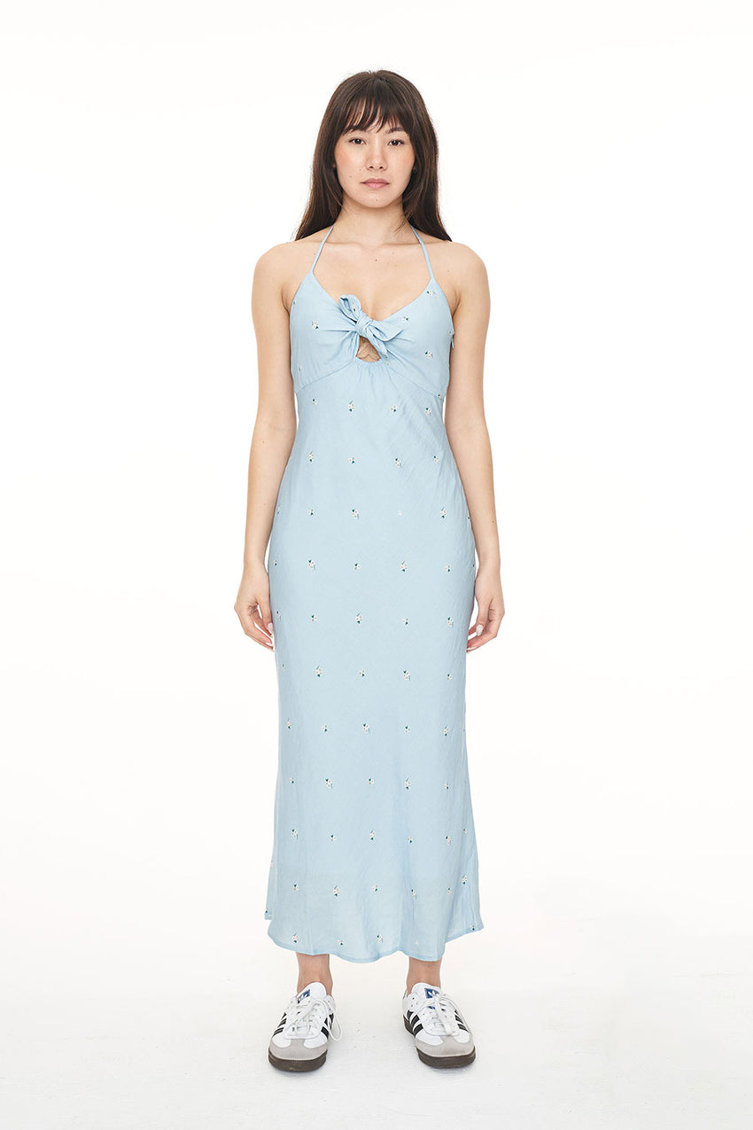 BELICIA - MAXI BLUE DRESS
