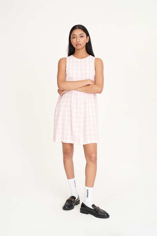 CELINE JAY DRESS PINK/CHALK