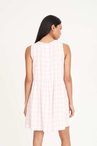 CELINE JAY DRESS PINK/CHALK