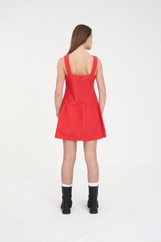 FREIDA MINI DRESS POPPY