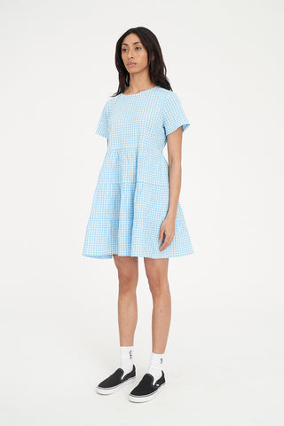 CATALINA MILLY DRESS BLUE/CHALK