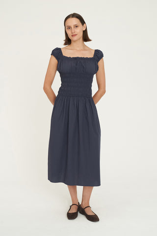 CRUISE ISLA MIDI DRESS NAVY