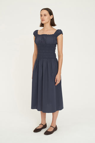 CRUISE ISLA MIDI DRESS NAVY
