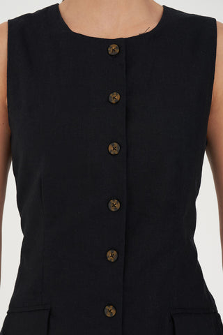 SPENCER MINI DRESS BLACK