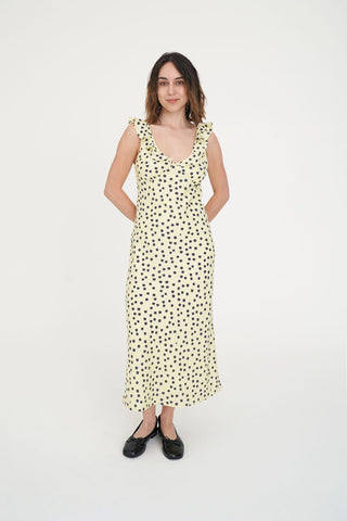 RENDEZVOUS MIDI DRESS BUTTER