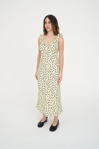 RENDEZVOUS MIDI DRESS BUTTER