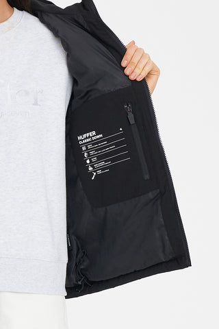 WOMENS CLASSIC DOWN VEST BLACK
