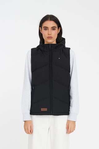 WMNS CLASSIC DOWN VEST BLACK