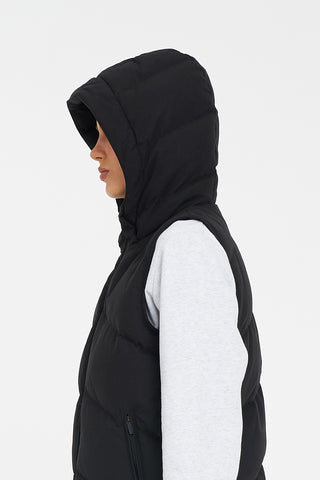WOMENS CLASSIC DOWN VEST BLACK