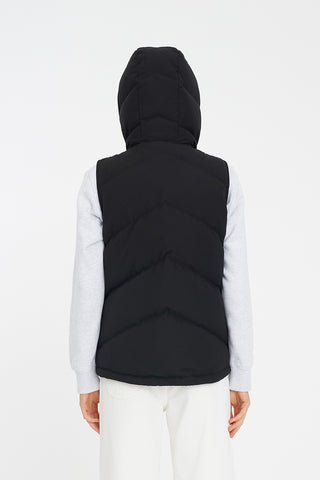 WOMENS CLASSIC DOWN VEST BLACK