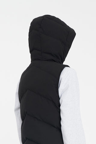 WOMENS CLASSIC DOWN VEST BLACK