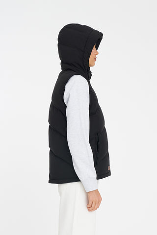 WOMENS CLASSIC DOWN VEST BLACK