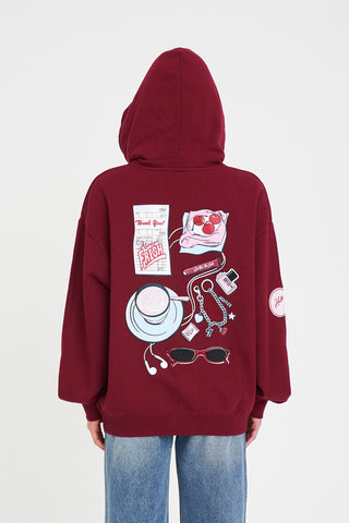 RELAX HOOD 350/SWEET TREAT BURGUNDY