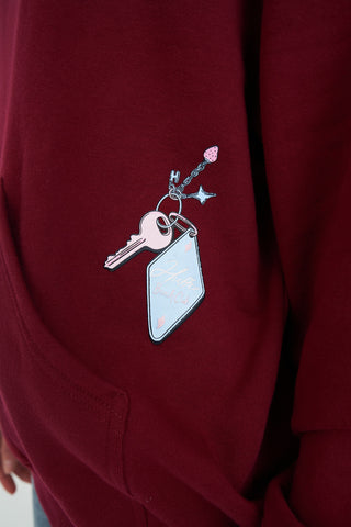 RELAX HOOD 350/SWEET TREAT BURGUNDY