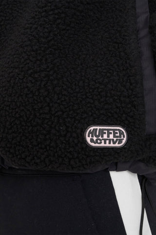 WOMENS FLEECE JACKET/AGILE BLACK
