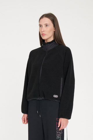 WOMENS FLEECE JACKET/AGILE BLACK