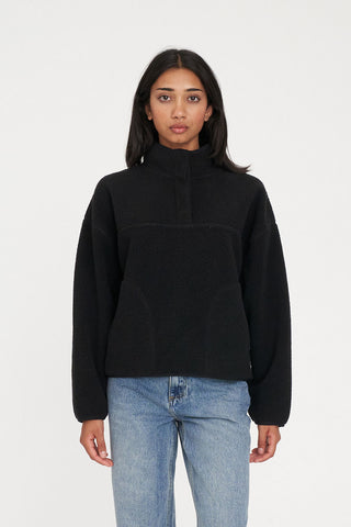 POLAR FLEECE PULLOVER BLACK
