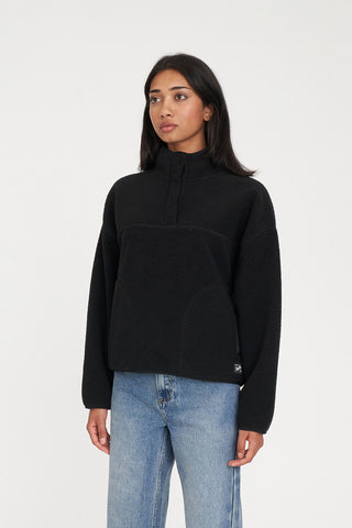 POLAR FLEECE PULLOVER BLACK