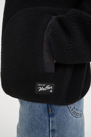 POLAR FLEECE PULLOVER BLACK