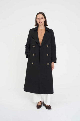 CLASSIC TRENCH COAT BLACK