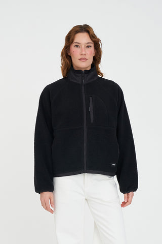 WMNS POLAR FLEECE JACKET BLACK