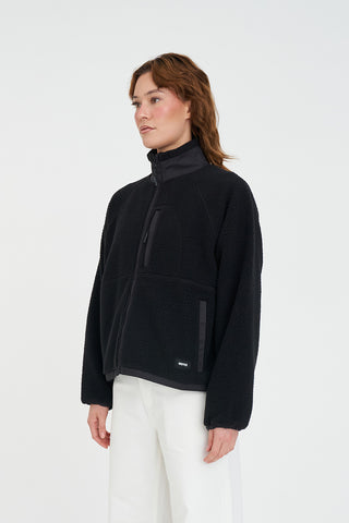 WMNS POLAR FLEECE JACKET BLACK