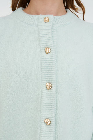 ELLE CROP CARDIGAN MINT