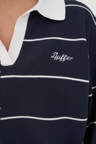 WMNS ACRES KNIT POLO NAVY