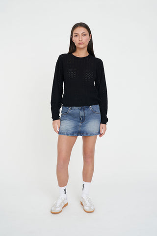ZIGGY CRUISE LS TOP BLACK